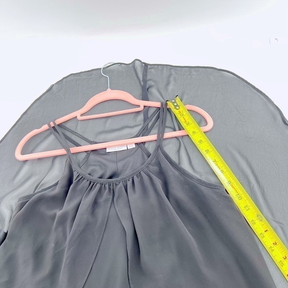 Bisou Bisou Asymmetrical Ruffle Black Dress size 6 - Picture 6 of 10